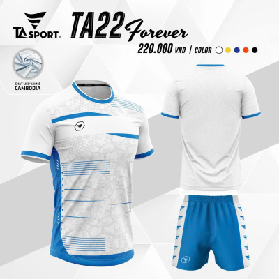 ÁO BÓNG ĐÁ KHÔNG LOGO TA22 FOREVER